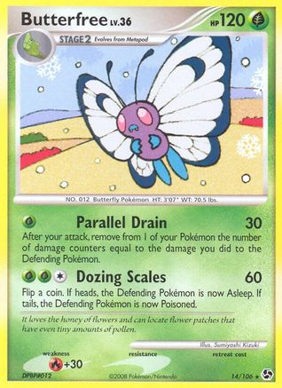 Butterfree (14/106) [Great Encounters] - Rare