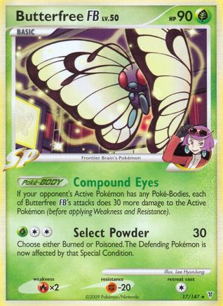 Butterfree FB (17/147) [Supreme Victors] Reverse Holofoil - Rare