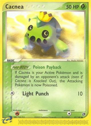 Cacnea (57/100) [Sandstorm] Reverse Holofoil - Common