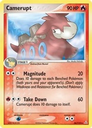 Camerupt (36/110) [Holon Phantoms] Reverse Holofoil - Uncommon