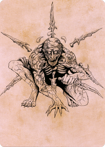 Bhaal, Lord of Murder // Bhaal, Lord of Murder (ACLB-063) (Borderless) [Battle for Baldur's Gate Art Series] Foil