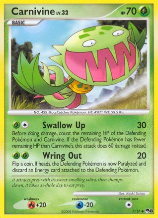 Carnivine (7/17) [POP Series 8] - Uncommon