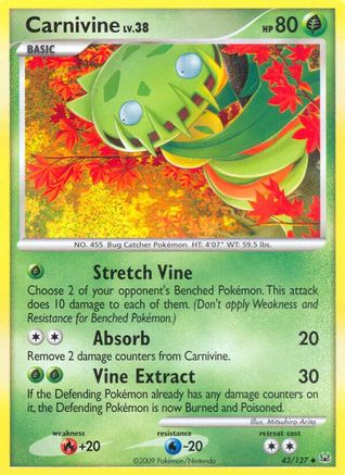 Carnivine (43/127) [Platinum] Reverse Holofoil - Uncommon