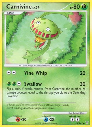 Carnivine (53/147) [Supreme Victors] Reverse Holofoil - Uncommon