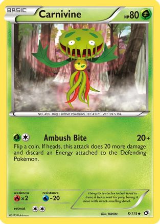 Carnivine (5/113) [Legendary Treasures] Reverse Holofoil - Uncommon