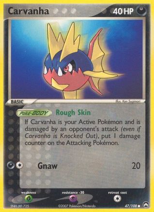 Carvanha (047/108) [Power Keepers] - Common