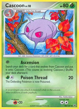 Cascoon (44/127) [Platinum] Reverse Holofoil - Uncommon