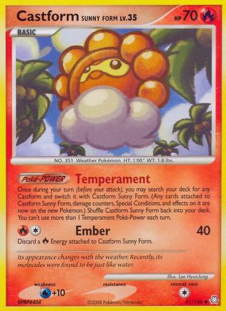 Castform Sunny Form (51/146) [Legends Awakened] - Uncommon