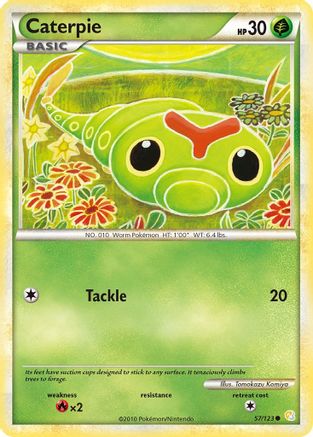 Caterpie (057/123) [HeartGold SoulSilver] - Common