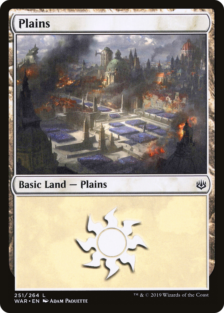 Plains (WAR-251) [War of the Spark] Foil