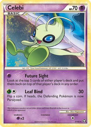 Celebi (003/102) [Triumphant] Holofoil - Holo Rare