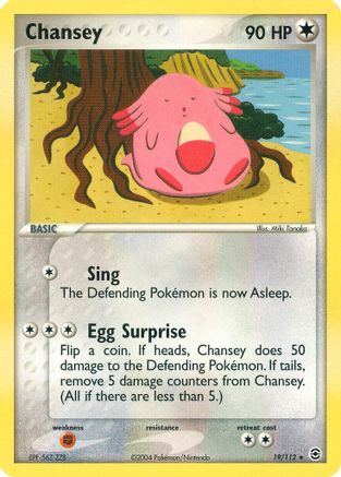 Chansey (19/112) [FireRed & LeafGreen] Reverse Holofoil - Rare