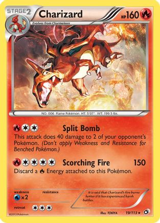 Charizard (019/113) [Legendary Treasures] Reverse Holofoil - Holo Rare