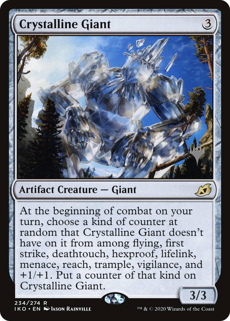 Crystalline Giant (PPIKO-234) [Promo Pack: Ikoria: Lair of Behemoths Promos]