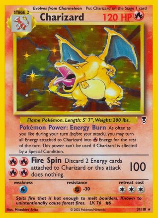 Charizard (3/110) [Legendary Collection] Reverse Holofoil - Holo Rare