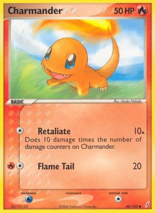 Charmander (048/100) [Crystal Guardians] - Common