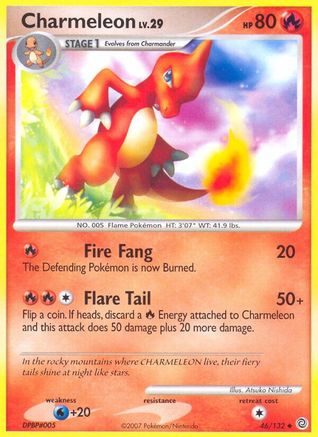 Charmeleon (046/132) [Secret Wonders] Reverse Holofoil - Uncommon