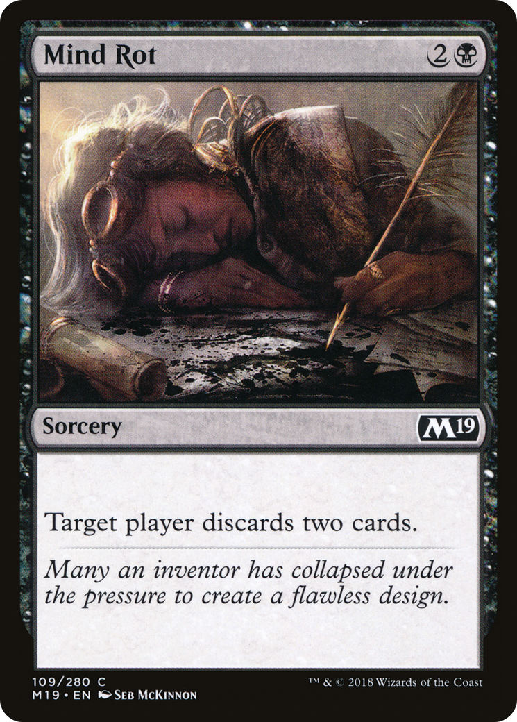 Mind Rot (M19-109) [Core Set 2019] Foil