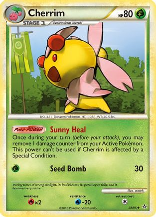 Cherrim (028/95) [Unleashed] Reverse Holofoil - Uncommon