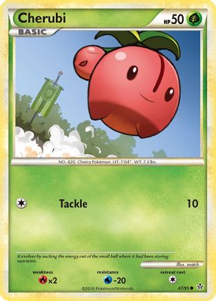Cherubi (47/95) [Unleashed] Reverse Holofoil - Common