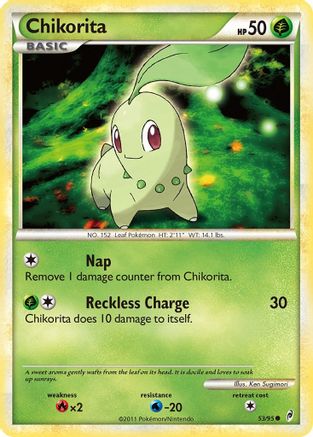 Chikorita (053/95) [Call of Legends] - Common