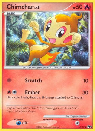 Chimchar (014/17) [POP Series 6] Holofoil - Common