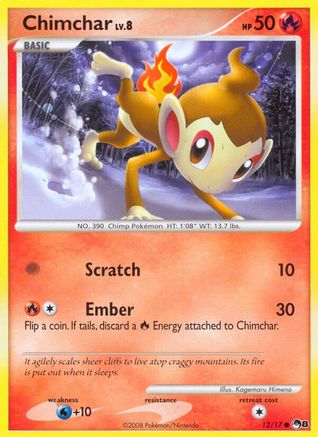 Chimchar (012/17) [POP Series 8] - Common