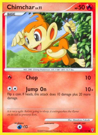 Chimchar (97/147) [Supreme Victors] Reverse Holofoil - Common