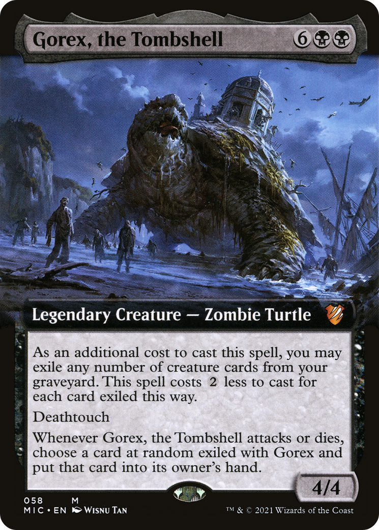 Gorex, the Tombshell (Extended Art) (MIC-058) [Midnight Hunt Commander]