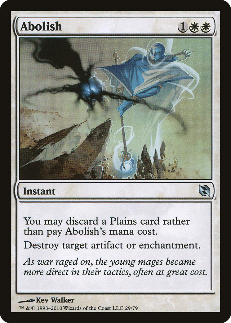 Abolish (DDF-029) [Duel Decks: Elspeth vs. Tezzeret]