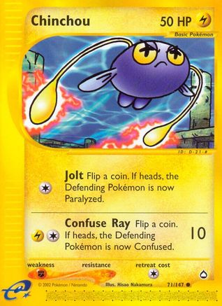 Chinchou (071/147) [Aquapolis] - Common