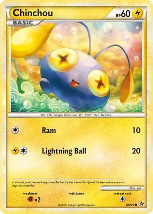 Chinchou (48/95) [Unleashed] Reverse Holofoil - Common