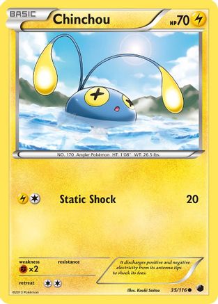 Chinchou (35/116) [Plasma Freeze] - Common