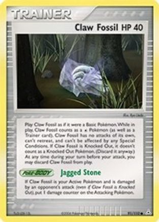 Claw Fossil (91/110) [Holon Phantoms] - Common
