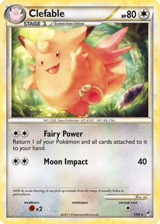 Clefable (1/95) [Call of Legends] Holofoil - Holo Rare