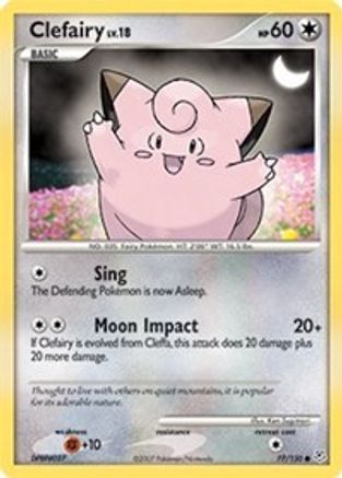 Clefairy (077/130) [Diamond and Pearl] Reverse Holofoil - Common