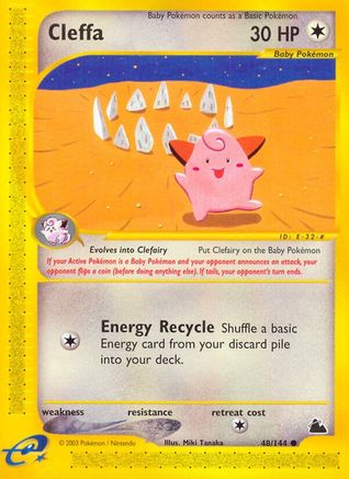 Cleffa (48/144) [Skyridge] Reverse Holofoil - Common