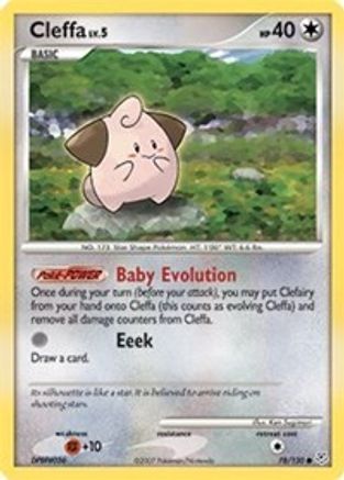 Cleffa (078/130) [Diamond and Pearl] Reverse Holofoil - Common