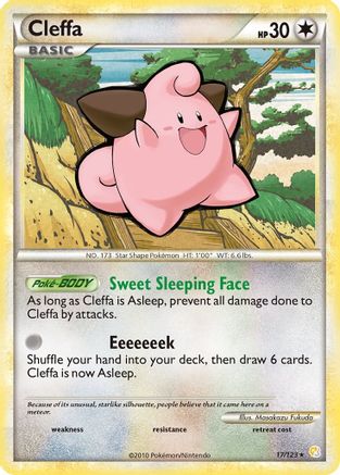 Cleffa (017/123) [HeartGold SoulSilver] Reverse Holofoil - Rare