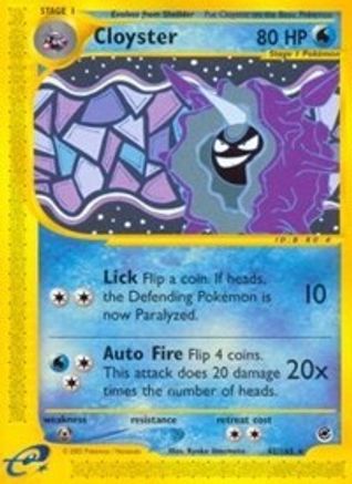 Cloyster (42/165) [Expedition] - Rare