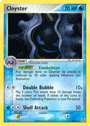 Cloyster (20/112) [FireRed & LeafGreen] - Rare