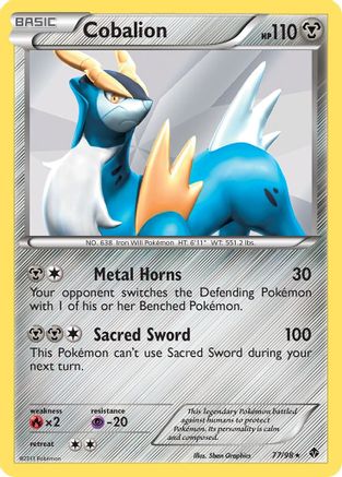 Cobalion (77/98) [Emerging Powers] Holofoil - Holo Rare