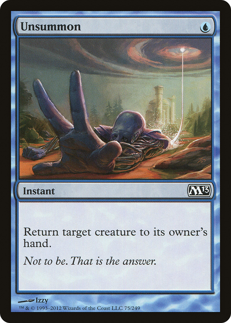 Unsummon (M13-075) [Magic 2013] Foil
