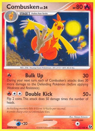 Combusken (35/106) [Great Encounters] Reverse Holofoil - Uncommon