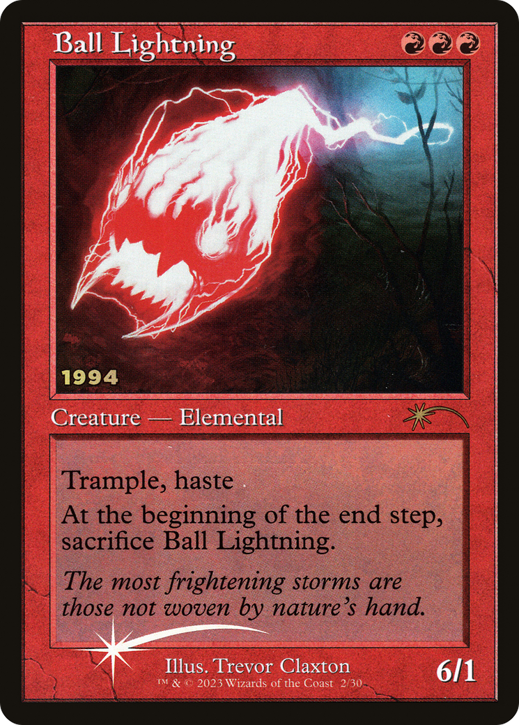 Ball Lightning (30A-P-002) [30th Anniversary Play Promos] Foil