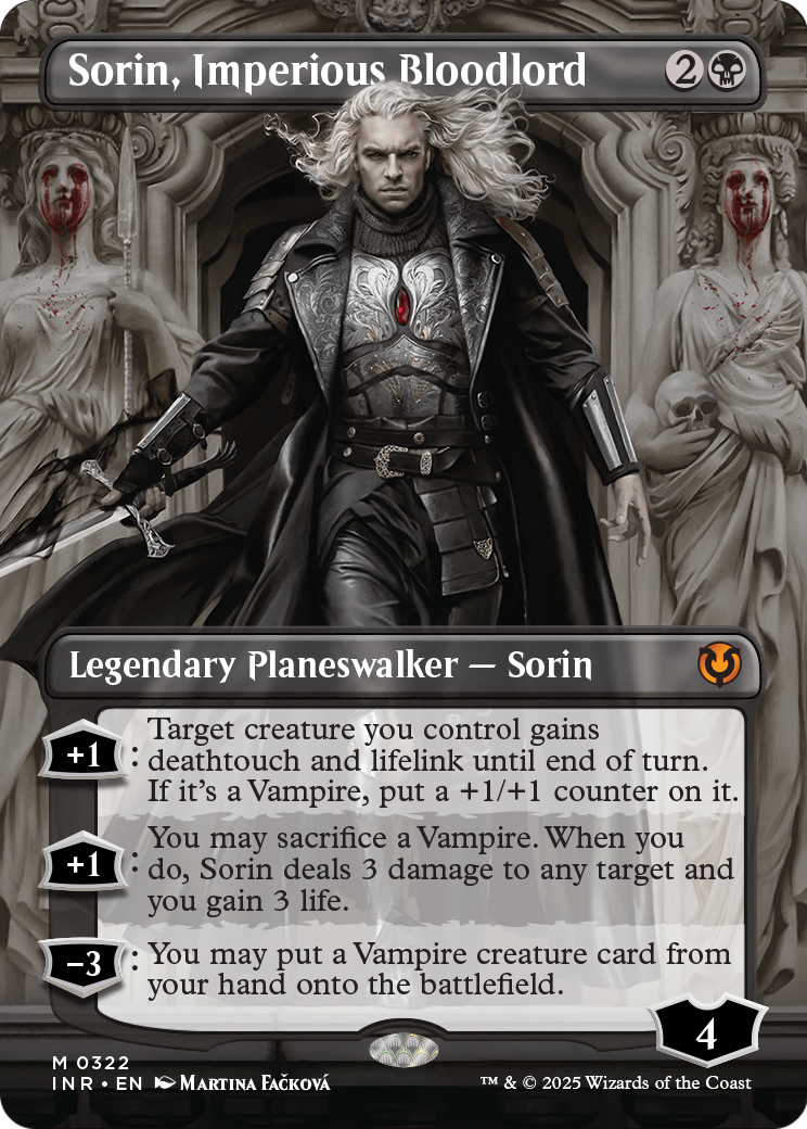 Sorin, Imperious Bloodlord (Borderless) (INR-322) [Innistrad Remastered]