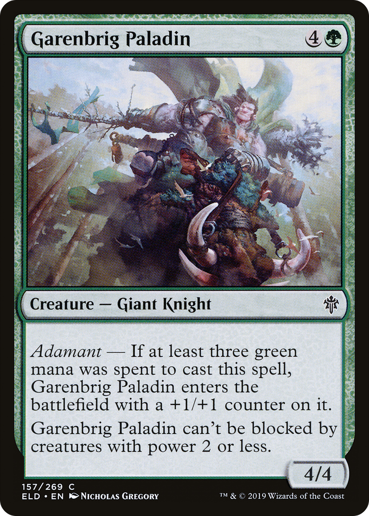 Garenbrig Paladin (ELD-157) [Throne of Eldraine] Foil