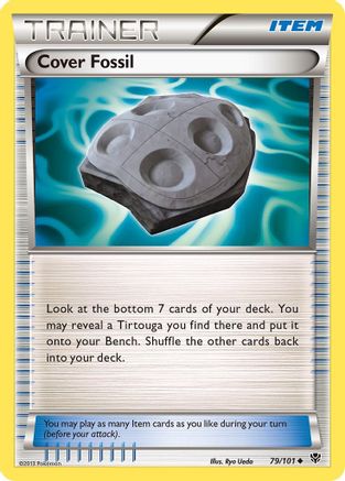 Cover Fossil (79/101) [Plasma Blast] Reverse Holofoil - Uncommon