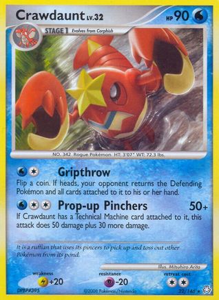 Crawdaunt (22/146) [Legends Awakened] - Rare