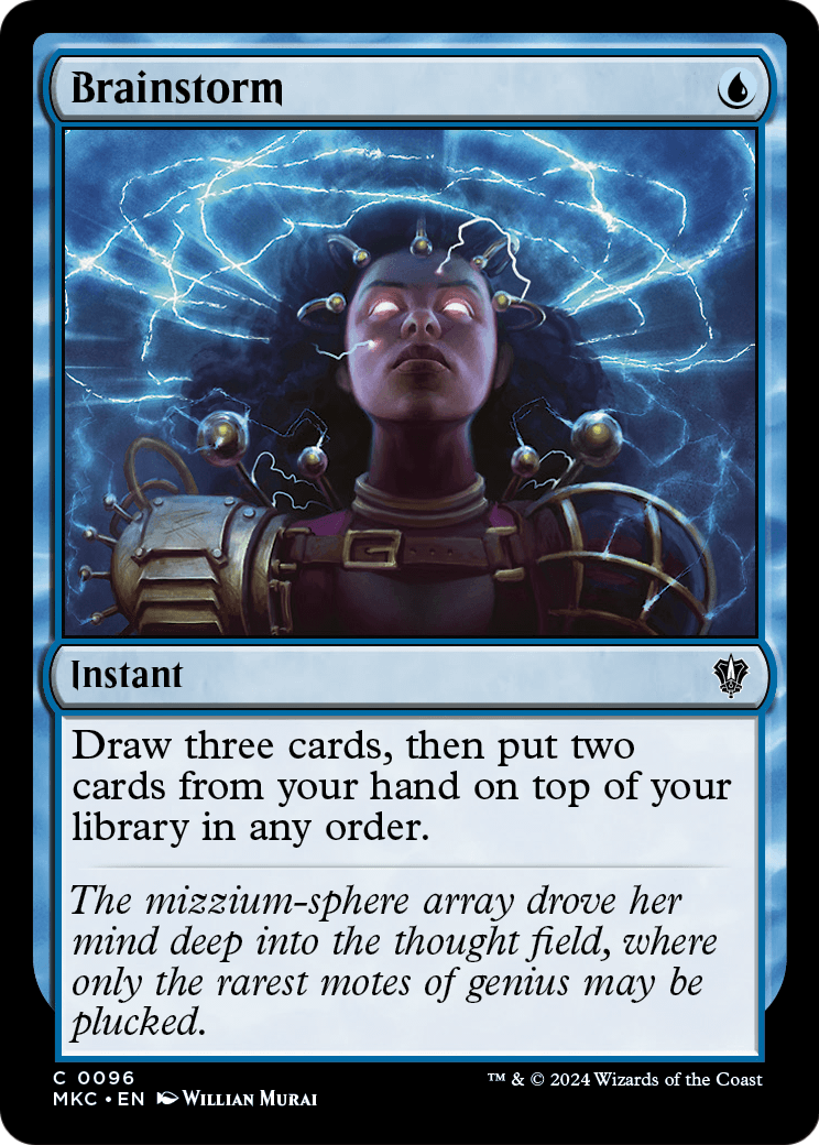 Brainstorm (MKC-096) [Murders at Karlov Manor Commander]